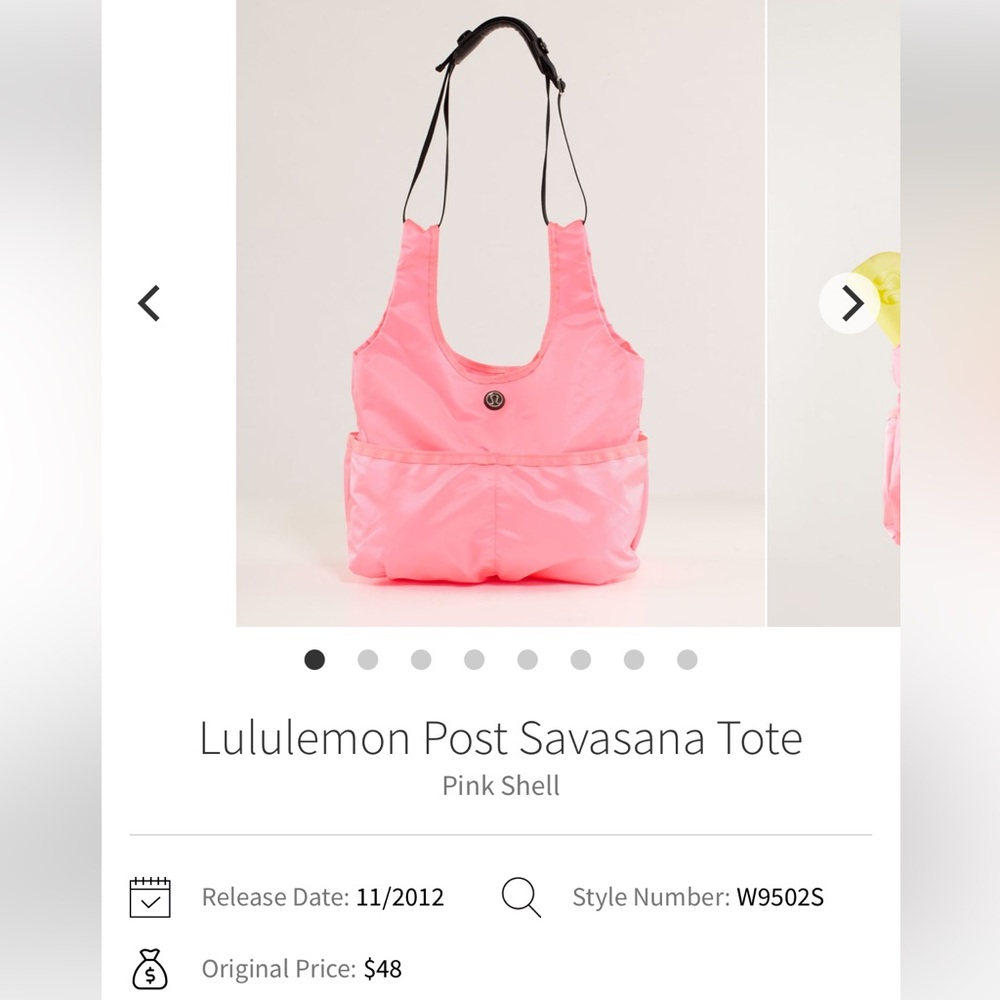 Lululemon Savasana Tote Bag (Rare)